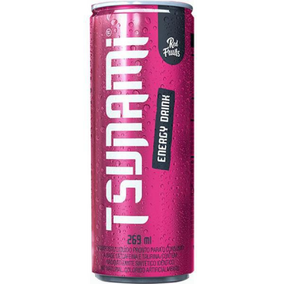 ENERGÉTICO TSUNAMI RED FRUIT 269 ML