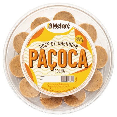 PAÇOCA ROLHA MELARÉ 350 GRAMS