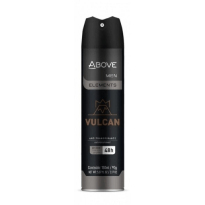 DESODORANTE AEROSOL ABOVE MEN VULCAN 150ML