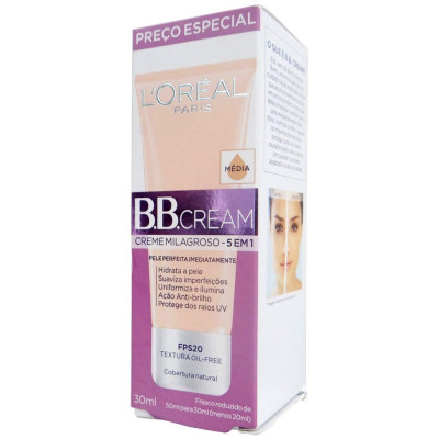 BB CREAM L'OREAL BASE MEDIA FPS20 30ML