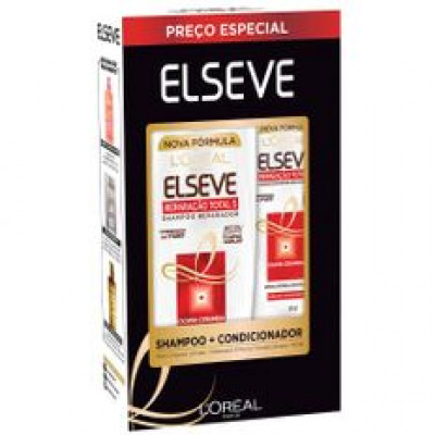 KIT ELSEVE REPARAÇÃO TOTAL 5 SHAMPOO 375 ML + CONDICIONADOR 170 ML