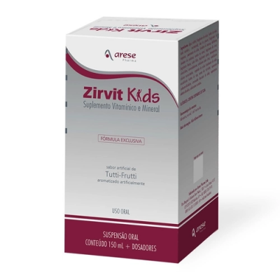 VITAMINA ZIRVIT KIDS SUSPENSÃO ORAL 150ML