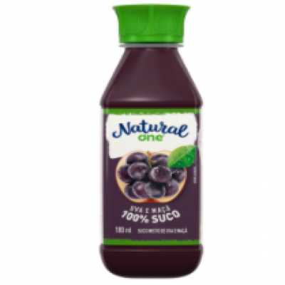 SUCO NATURAL ONE UVA E MAÇÃ 180ML