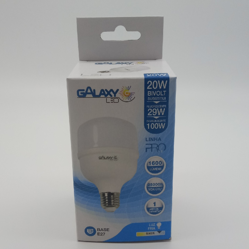 LÂMPADA GALAXY LED BULBO 20W SUBSTITUI INCANDESCENTE 100 W BIVOLT