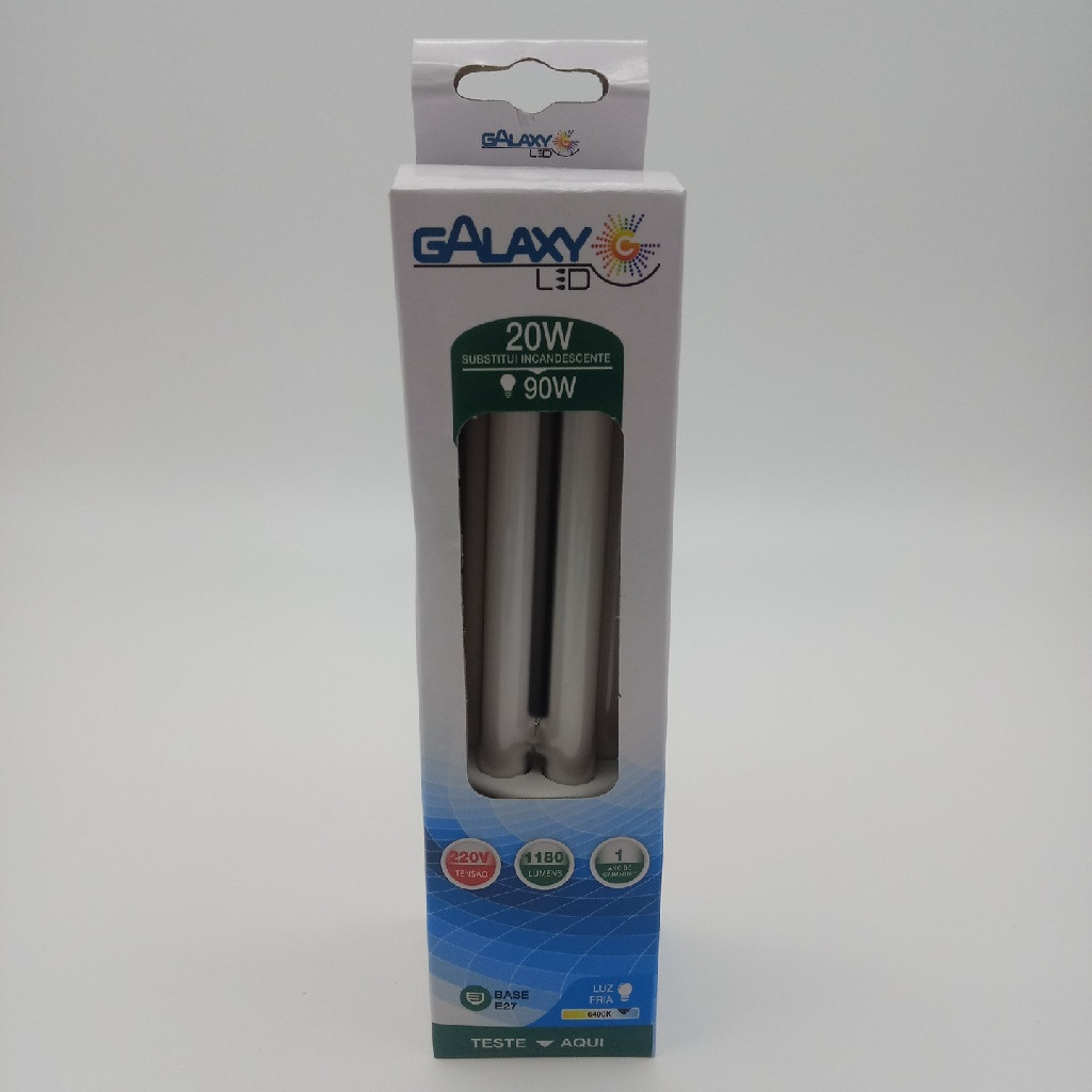 LÂMPADA GALAXY 20 W SUBSTITUI INCANDESCENTE 90 W 220 V