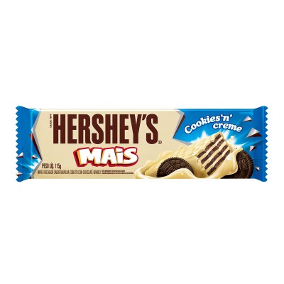 CHOCOLATE HERSHEY'S MAIS COOKIES CREME 102 GRAMAS
