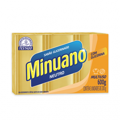 SABÃO EM PEDRA MINUANO GLICERINADO 600G