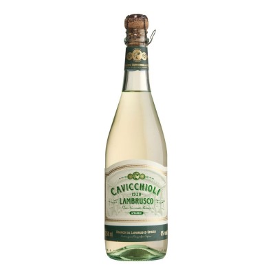 VINHO ITALIANO CAVICCHIOLI LAMBRUSCO FRISANTE BRANCO 750 ML