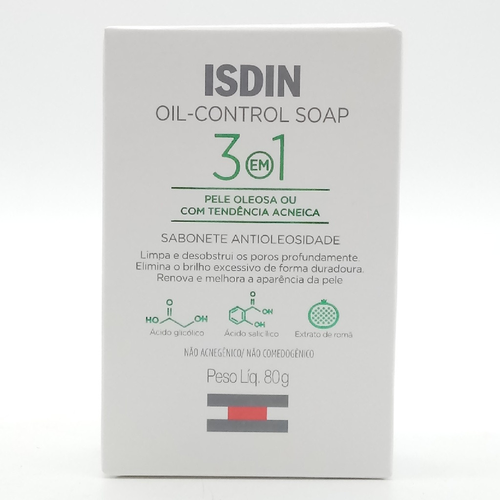 ISDIN SABONETE OIL CONTROL 80 GRAMAS