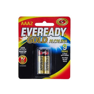 PILHA EVEREADY AAA COM 2 UNIDADES