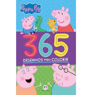 LIVRO PARA COLORIR 365 DESENHOS PARA COLORIR PEPPA PIG