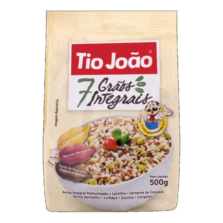 ARROZ TIO JOÃO 7 GRÃOS INTEGRAL 500G