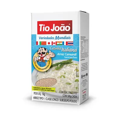 ARROZ TIO JOÃO ESPECIAL PARA RISOTO 1 KG