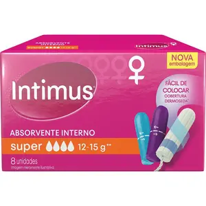 ABSORVENTE INTERNO INTIMUS SUPER 8 UNIDADES