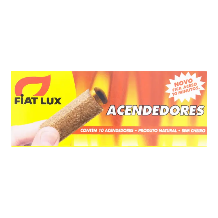 ACENDEDOR FIAT LUX BASTÃO AC-BASTÃO COM 10 UNIDADES