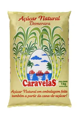 AÇÚCAR CARAVELAS NATURAL DEMERARA 1KG