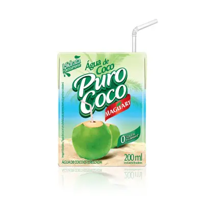 ÁGUA DE COCO PURO COCO 200ML