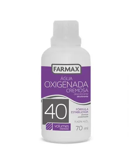 ÁGUA OXIGENADA CREMOSA FARMAX 40 1 UNIDADE