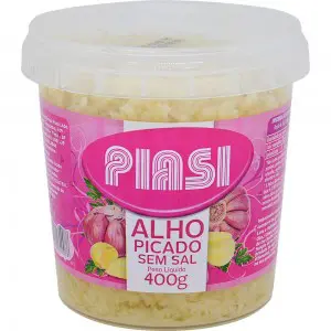 ALHO PIASI PICADO SEM SAL 400 G