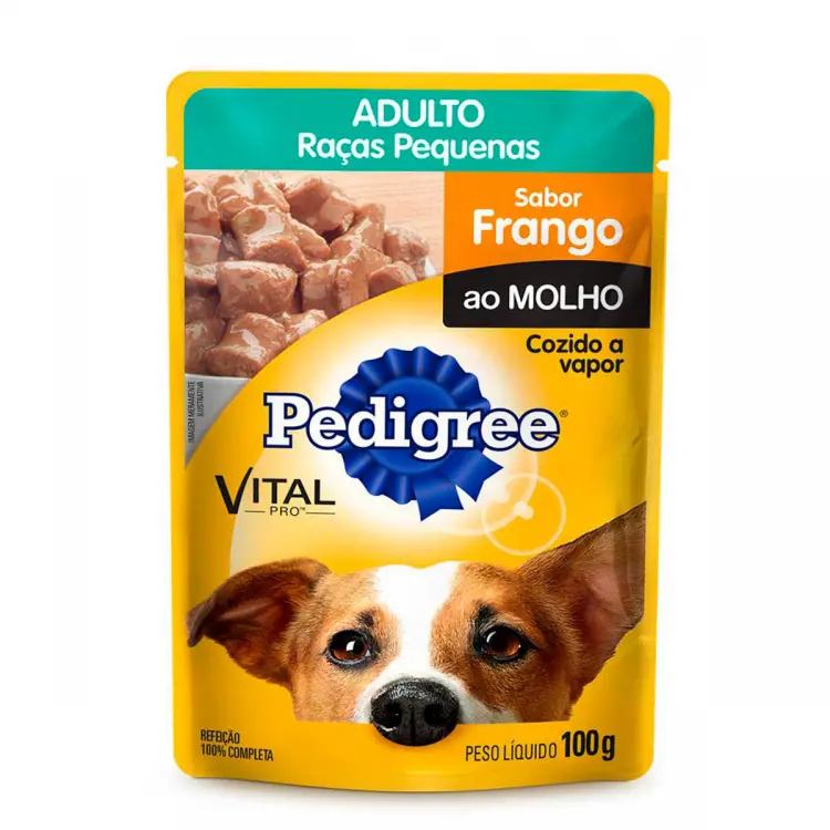 ALIMENTO PARA CÃO PEDIGREE ADULTO FRANGO 100G