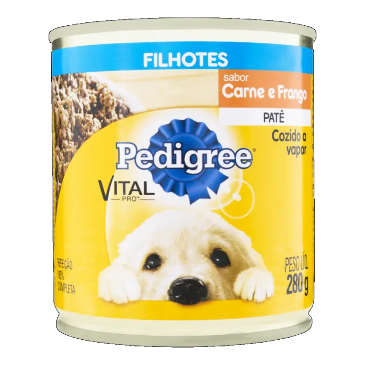 ALIMENTO PARA CÃO PEDIGREE FILHOTES PATÊ CARNE 280G