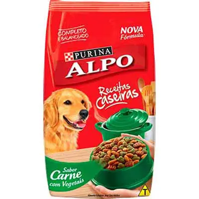 ALIMENTO PARA CÃO ALPÓ RECEITA CASEIRA CARNE E VEGETAIS 1 KG