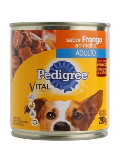 ALIMENTO PEDIGREE ADULTOS FRANGO AO MOLHO 290G