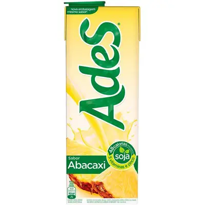 ALIMENTO SOJA ADES ABACAXI 1L