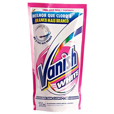 ALVEJANTE SEM CLORO VANISH LÍQUIDO WHITE 500ML