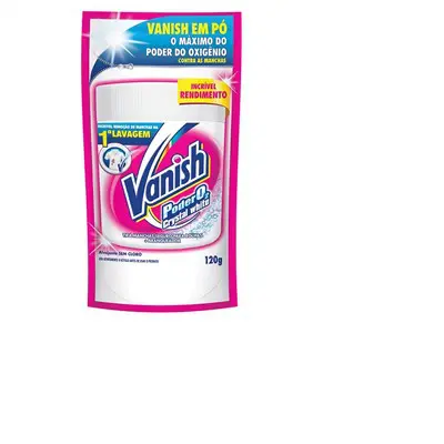 ALVEJANTE SEM CLORO VANISH PÓ PODER O2 WH EMBALAGEM ECONOMICA 120G