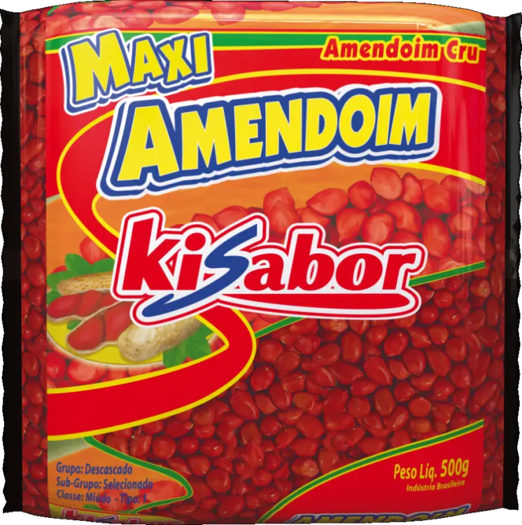 AMENDOIM CRU KISABOR 500G