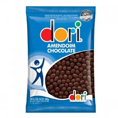 AMENDOIM DORI CHOCOLATE 500 GR