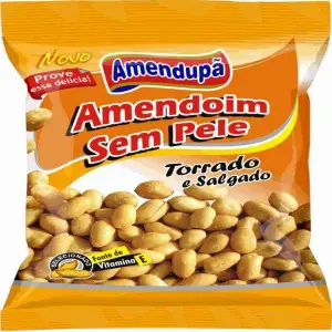 AMENDOIM SEM PELE AMENDUPÃ TORRADO SALGADO 70G