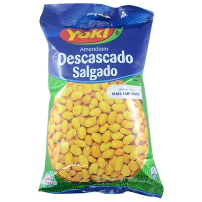 AMENDOIM YOKI DESCASCADO SALGADO 500G