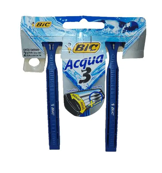 APARELHO BARBEAR BIC 3 MASC ACQUA 2 UN