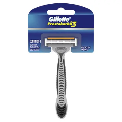 APARELHO GILLETTE PRESTOBARBA 3 MASCULINO 1 UNIDADE