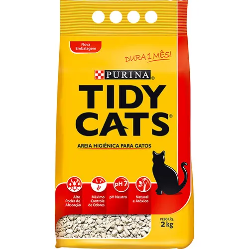 AREIA HIGIÊNICA PURINA TIDY CAT 2 KG