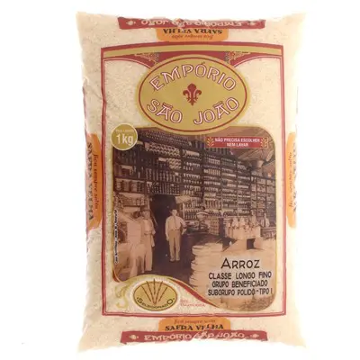 ARROZ EMPORIO SÃO JOÃO AGULHINHA 1KG