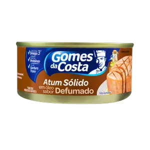 ATUM GOMES DA COSTA SÓLIDO EM ÓLEO SABOR DEFUMADO 170 G