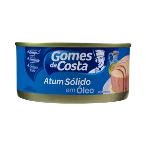 ATUM GOMES DA COSTA SÓLIDO EM ÓLEO 120 GRAMAS