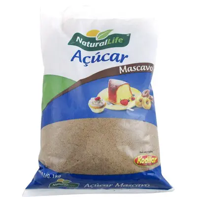 AÇÚCAR MASCAVO NATURAL LIFE 1 KG