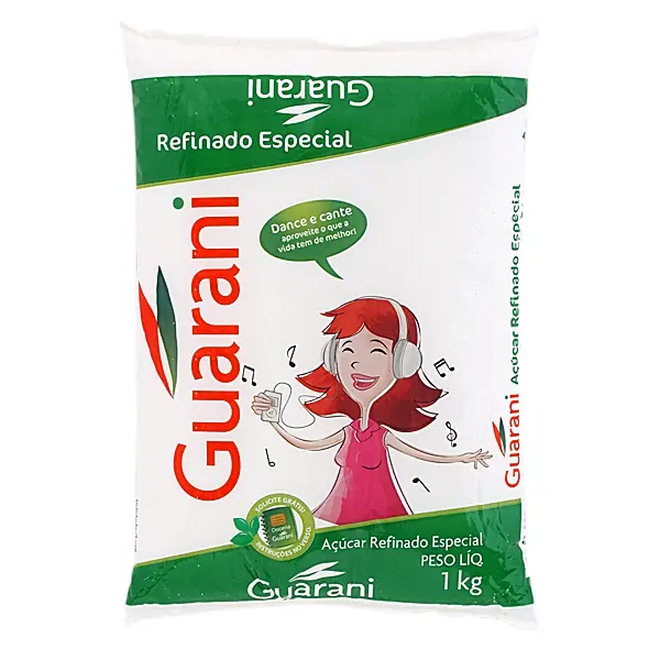 AÇÚCAR REFINADO GUARANI 1 KG