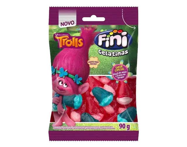 BALA DE GELATINA FINI TROLLS 90G