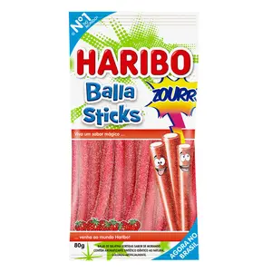 BALA DE GELATINA HARIBO STICKS ZOURR 80G