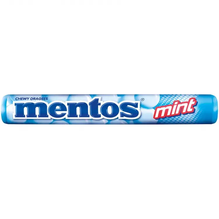 BALA MENTOS MASTIGÁVEL MINT 38 GRAMAS