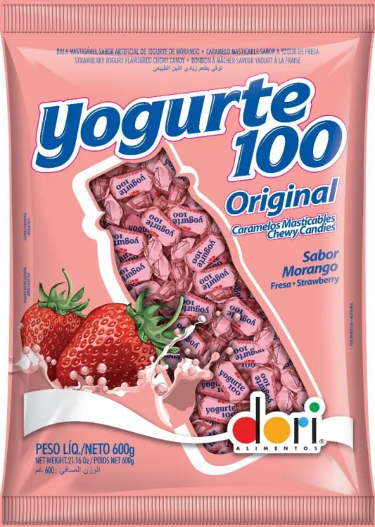 BALA YOGURTE 100 ORIGINAL 600 GRAMAS