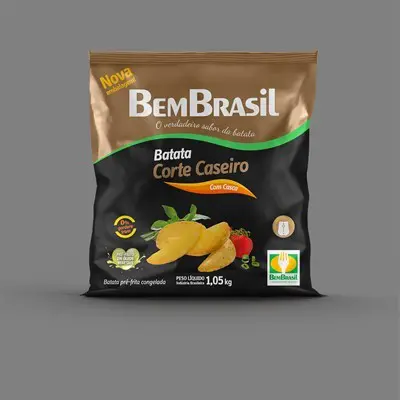 BATATA BEM BRASIL CORTE CASE CONGELADA 1,05 KG