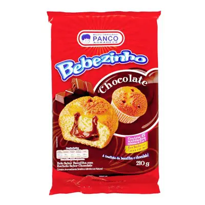 BEBEZINHO PANCO COM RECHEIO CHOCOLATE 210G