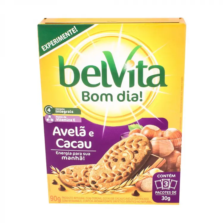 BISCOITO BELVITA AVELÃ E CACAU 75G