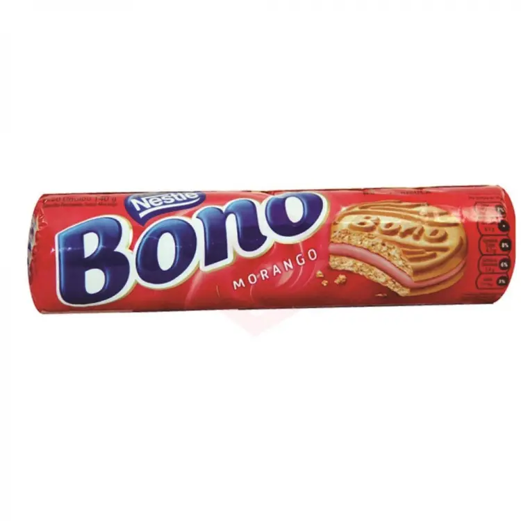 BISCOITO RECHEADO NESTLÉ BONO MORANGO 140G